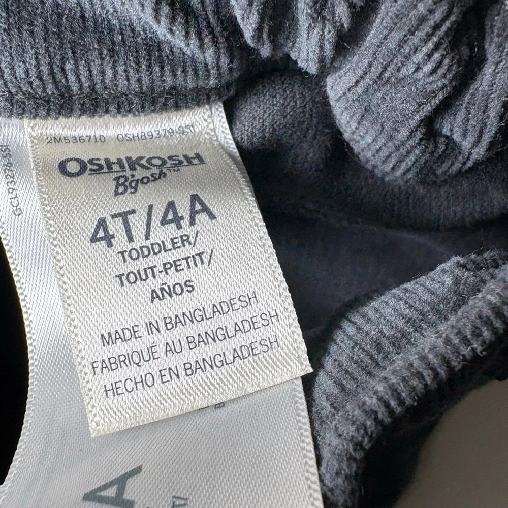 OshKosh B’gosh Black Kids Corduroy Pants Size 4T